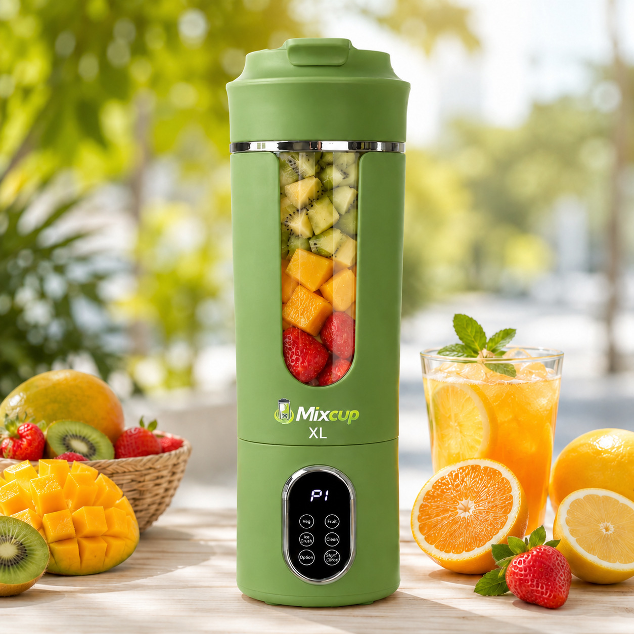 MixCup XL grote draagbare blender voor sportshakes