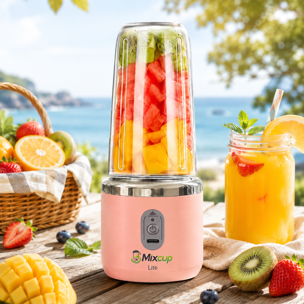 MixCup Lite kleine draagbare blender voor smoothies